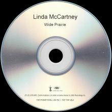 UK 2019 08 02 - LINDA McCARTNEY - WIDE PRAIRIE - PROMO CDR - pic 1