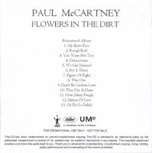 UK 2017 03 24 - PAUL McCARTNEY - FLOWERS IN THE DIRT - ARCHIVE COLLECTION - DELUXE EDITION - A - REMASTERED ALBUM - PROMO - pic 2