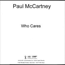 UK 2018 09 18 - 2018 12 17 - PAUL MCCARTNEY - WHO CARES - UK - PROMO - CDR - pic 2