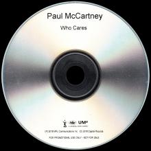 UK 2018 09 18 - 2018 12 17 - PAUL MCCARTNEY - WHO CARES - UK - PROMO - CDR - pic 3