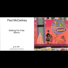 UK 2018 09 18 - 2019 00 00 - PAUL MCCARTNEY - NOTHING FOR FREE ( REMIX ) - UK - PROMO - CDR - pic 4