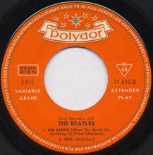 ger020 Tony Sheridan With The Beatles / My Bonnie / Cry For A Shadow / The Saints / Why   Polydor 21 610 HI-FI - pic 1