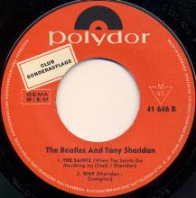ger060 The Beatles And Tony Sheridan / My Bonnie / Cry For A Shadow / Sweet Georgia Brown / Skinny Minny  Polydor 41 646 - pic 4