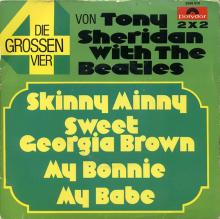 ger100 DIE GROSSEN VIER / Skinny Minny / Sweet Georgia Brown / My Bonnie / My Babe  Polydor 2606 013 - pic 1