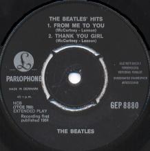 dk010 From Me To You / Thank You Girl / Please Please Me / Love Me Do Parlophone (GEP 8880) - pic 7