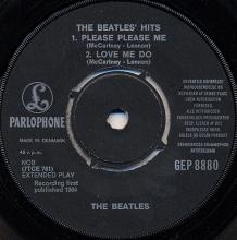 dk010 From Me To You / Thank You Girl / Please Please Me / Love Me Do Parlophone (GEP 8880) - pic 8
