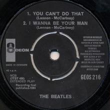 dk100 Can't Buy Me Love / Don't Bother Me / I Wanne Be Your Man / You Can't Do That Odeon GEOS 216 - pic 8