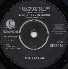 dk210 We Can Work It Out / Day Tripper / You've Got To Hide Your Love Away / What You're Doing Parlophone GEOS 244 - pic 1