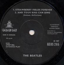 dk250  Penny Lane / Strawberry Fields Forever / And Your Bird Can Sing / I'm Only Sleeping Parlophone GEOS 265 - pic 6