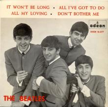 sp080  It Won't Be Long / All I've Got To Do / All My Loving / Don't Bother Me - pic 1