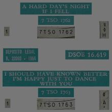sp164 - 05 A HARD DAY'S NIGHT / IF I FELL / I SHOULD HAVE KNOWN BETTER / I'M HAPPY JUST TO DANCE WITH YOU - DSOE 16.619 - pic 1