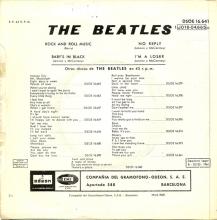 sp194  Rock And Roll Music / Baby's In Black / No Reply / I'm A Loser - pic 6