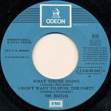 sp203  What You're Doing / I Don't Want To Spoil The Party / Everybody's Trying To Be My Baby / Every Little Thing - pic 7