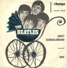 Beatles Discography DDR 060 SWEET GEORGIA BROWN / WHY - AMIGA - 4 50 471 A - pic 1