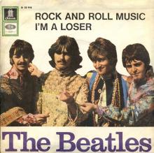 ger270  Rock And Roll Music / I'm A Loser - pic 1
