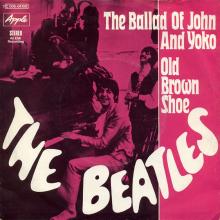 ger570  The Ballad Of John And Yoko / Old Brown Shoe - pic 1