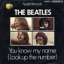 ger610  Let It Be / You Know My Name (Look Up The Number) - pic 2
