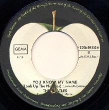 ger610  Let It Be / You Know My Name (Look Up The Number) - pic 4
