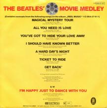 ger960  The Beatles Movie Medley / I'm Happy Just To Dance With You - pic 1