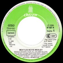 ger961 The Beatles Movie Medley / I'm Just Happy To Dance With You - pic 1