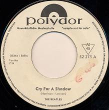 0090 / Cry For A Shadow / Why / Polydor 52 275 - pic 5
