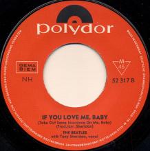 0110 / Ain't She Sweet / If You Love Me, Baby / Polydor 52 317 - pic 1