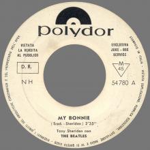 ITALY 1964 13 01 - MY BONNIE / YA YA - POLYDOR - NH 54 780  - pic 3