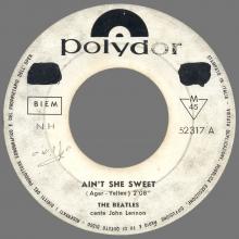 ITALY 1964 13 02 - AIN'T SHE SWEET / IF YOU LOVE ME, BABY - POLYDOR - NH 52 317 - pic 3