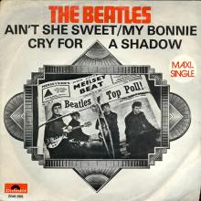 ho430 / Ain't She Sweet / My Bonnie / Cry For A Shadow Polydor 2041 355 - pic 1