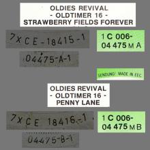 HOLLAND 551 - 1981 00 00 - STRAWBERRY FIELDS FOREVER ⁄ PENNY LANE - ODEON - 1C 006-04 475 MNO - pic 5