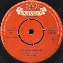 sw020 / My Bonnie / Cry For A Shadow / Polydor NH 10 973 - pic 1