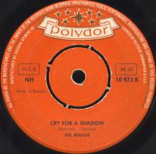sw030 / My Bonnie / Cry For A Shadow / Polydor NH 10 973 - pic 1