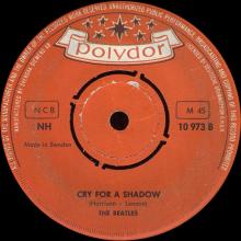 sw011 / My Bonnie / Cry For A Shadow / Polydor NH 10 973  - pic 1
