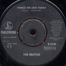 sw141  A Hard Day's Night / Things We Said Today    R 5160 - pic 6