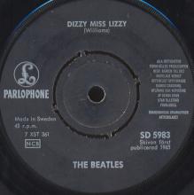 sw210  Dizzy Miss Lizzy / Yesterday    SD 5983 - pic 7