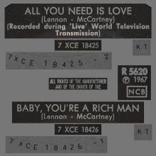 sw271 All You Need Is Love / Baby, You're A Rich Man R 5620 - pic 4