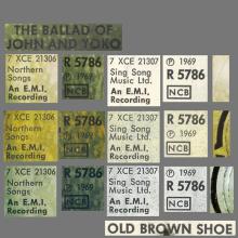 sw340  The Ballad Of John And Yoko / Old Brown Shoe    R 5786 - pic 1