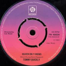 sw430  Tip Of My Tongue  / Heaven Only Knows      7N 45629 - pic 1