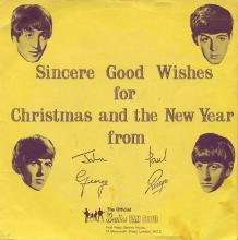 THE BEATLES DISCOGRAPHY UK 1963 The Beatles Christmas Record - LYN 492 - Promo - pic 1