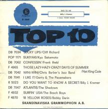 BILLY J. KRAMER WITH THE DAKOTAS - BAD TO ME ⁄ I CALL YOUR NAME - R 5049 - SWEDEN - 1 BLUE SLEEVE - pic 1