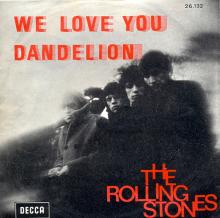 THE ROLLING STONES - WE LOVE YOU - BELGIUM - DECCA - 26.132 - pic 2