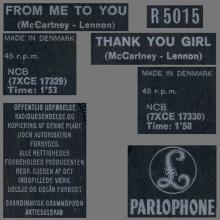 Beatles Discography Denmark dk02a From Me To You ⁄ Thank You Girl - Parlophone R 5015 - pic 5