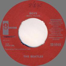 Beatles Discography Denmark dk03a-b-c Twist And Shout ⁄ Boys - Odeon SD 5946 - pic 8