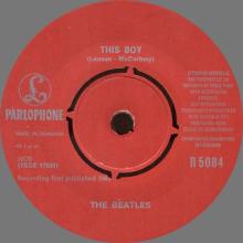 Beatles Discography Denmark dk05a-b I Want To Hold Your Hand ⁄ This Boy - Parlophone R 5084 -1 - pic 7