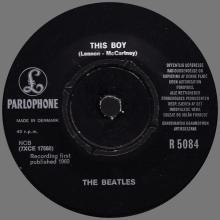 Beatles Discography Denmark dk05a-b I Want To Hold Your Hand ⁄ This Boy - Parlophone R 5084 -1 - pic 8