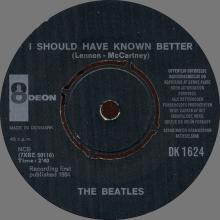 Beatles Discography Denmark dk11a-b-c I Should Have Known Better ⁄ Tell Me Why - Odeon DK 1624 - pic 5