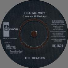 Beatles Discography Denmark dk11a-b-c I Should Have Known Better ⁄ Tell Me Why - Odeon DK 1624 - pic 6