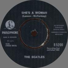 Beatles Discography Denmark dk12a-b-c I Feel Fine ⁄ She's A Woman - Parlophone R 5200 - pic 1