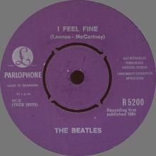 Beatles Discography Denmark dk12a-b-c I Feel Fine ⁄ She's A Woman - Parlophone R 5200 - pic 5