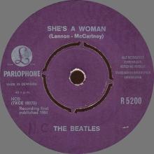 Beatles Discography Denmark dk12a-b-c I Feel Fine ⁄ She's A Woman - Parlophone R 5200 - pic 8